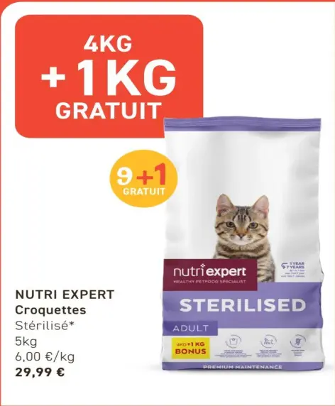 Offre: Croquettes Stérilisé