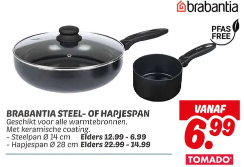 Aanbieding: Brabantia steel- of hapjespan