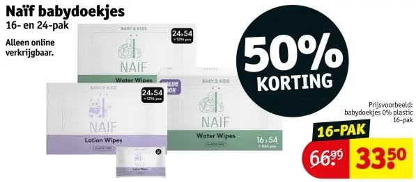 Aanbieding: Babydoekjes