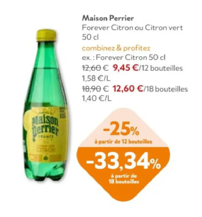 Offre: Forever Citron ou Citron vert