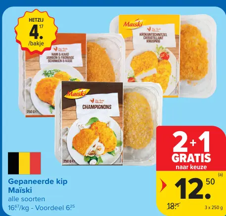 Promotie: Gepaneerde kip