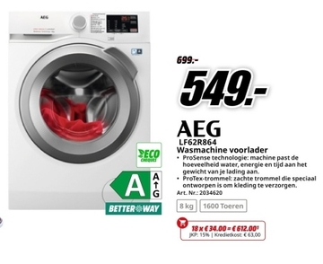 Aanbieding: Wasmachine voorlader