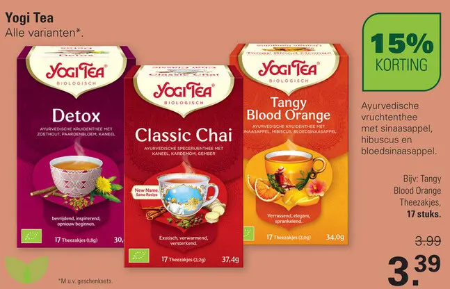 Aanbieding: Yogi Tea