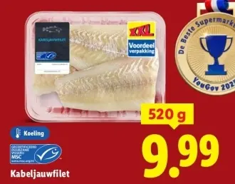 Aanbieding: Kabeljauwfilet
