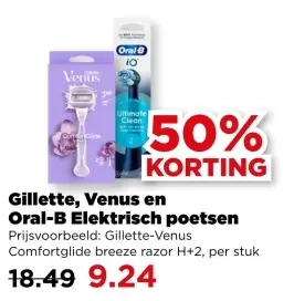 Aanbieding: Gillette, Venus en Oral-B Elektrisch poetsen