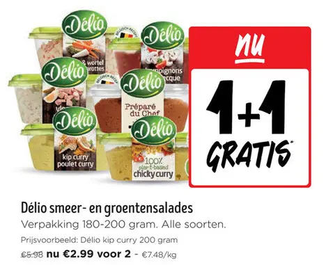 Promotie: smeer- en groentensalades