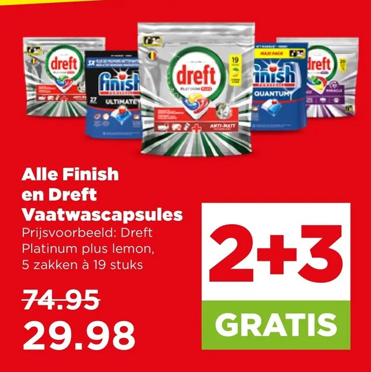 Aanbieding: Vaatwascapsules