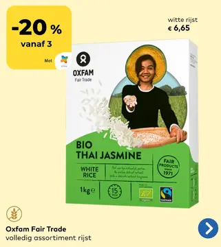 Aanbieding: witte rijst