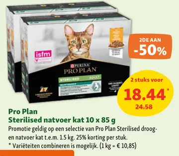 Aanbieding: Pro Plan Sterilised natvoer kat
