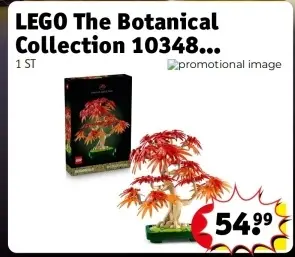Aanbieding: LEGO The Botanical Collection 10348 Japanse Esdoorn Bonsaiboompje