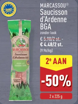 Promotie: Saucisson d'Ardenne BGA