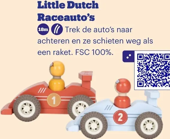 Promotie: Little Dutch Raceauto's