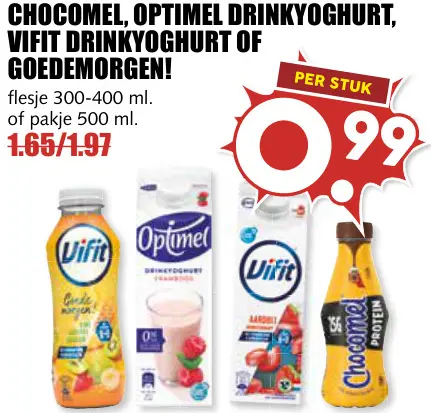 Aanbieding: Drinkyoghurt of Goedemorgen!