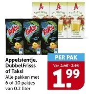 Aanbieding: Appelsientje, DubbelFrisss of Taksi