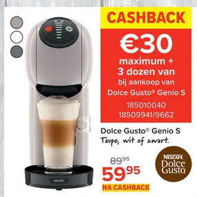 Promotie: Dolce Gusto® Genio S