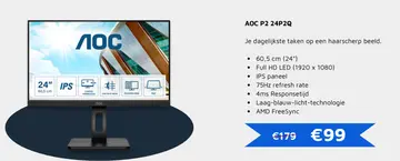 Aanbieding: Aoc p2 24p2q