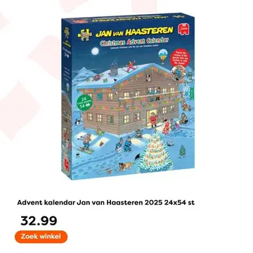Aanbieding: Advent kalendar Jan van Haasteren 2025 24x54