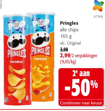 Promotie: Pringles alle chips