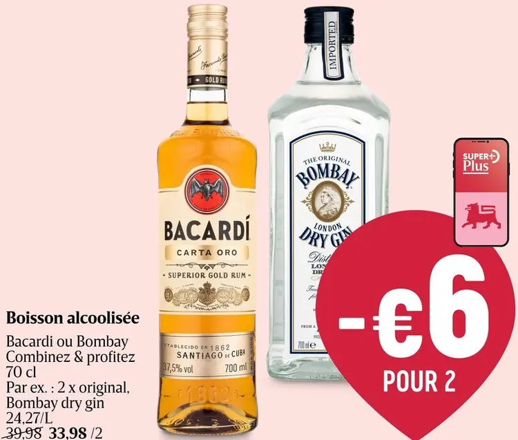 Offre: Boisson alcoolisée