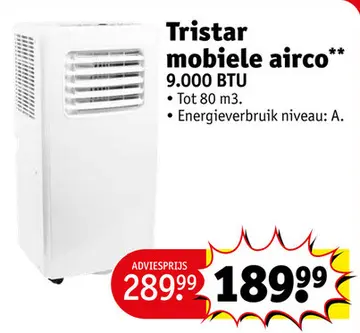 Aanbieding: Tristar mobiele airco