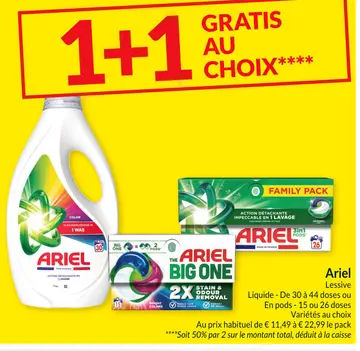 Offre: Ariel Lessive