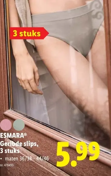 Promotie: Geribde slips