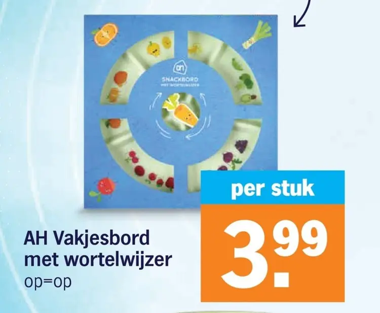 Aanbieding: AH Vakjesbord met wortelwijzer