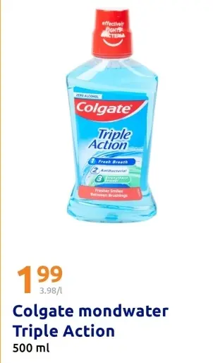 Promotie: Colgate mondwater Triple Action