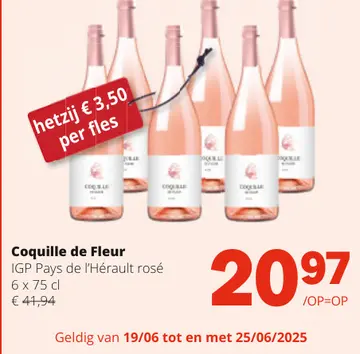 Aanbieding: Coquille de Fleur