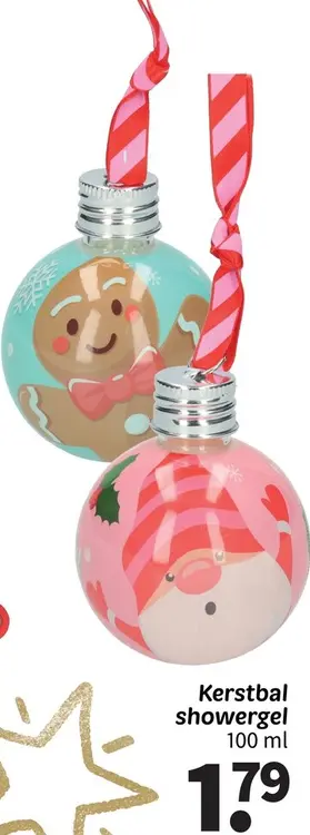 Promotie: Kerstbal showergel