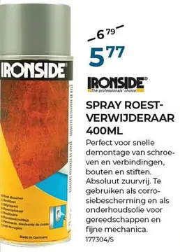 Aanbieding: SPRAY ROEST-VERWIJDERAAR