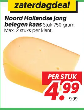 Aanbieding: Noord Hollandse jong belegen kaas