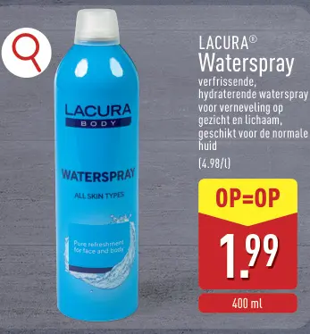 Promotie: Waterspray