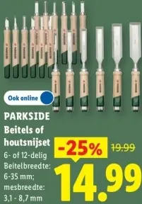 Aanbieding: Beitels of houtsnijset