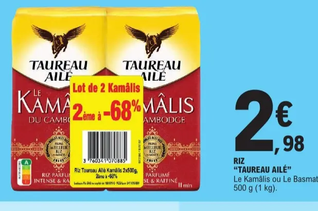 Offre: Taureau Ailé Riz