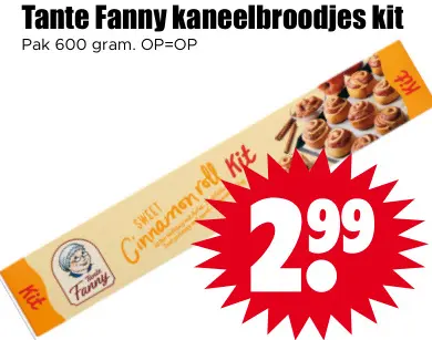 Aanbieding: kaneelbroodjes kit