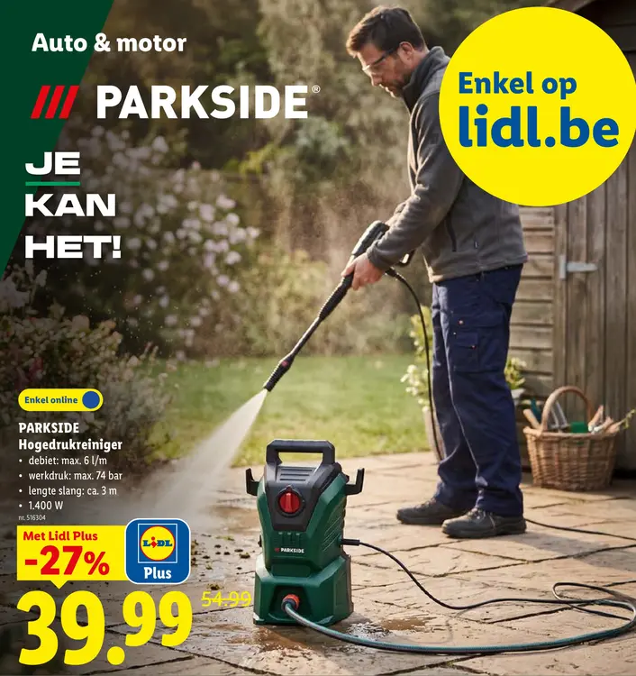 Promotie: Hogedrukreiniger