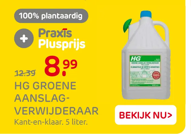 Aanbieding: Hg groene aanslag-verwijderaar
