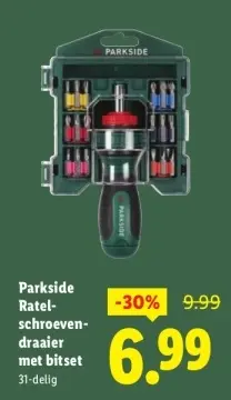 Aanbieding: Ratelschroevendraaier met bitset