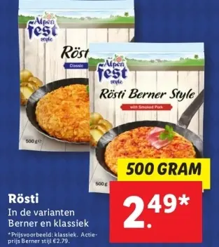 Aanbieding: Rösti