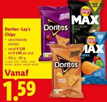 Promotie: Doritos -Lay's Chips
