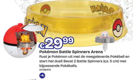 Aanbieding: Battle Spinners arena met 2 tollen