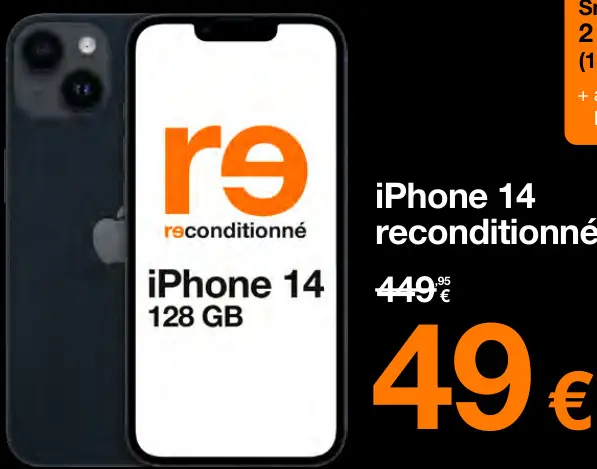 Offre: IPhone 14 reconditionné