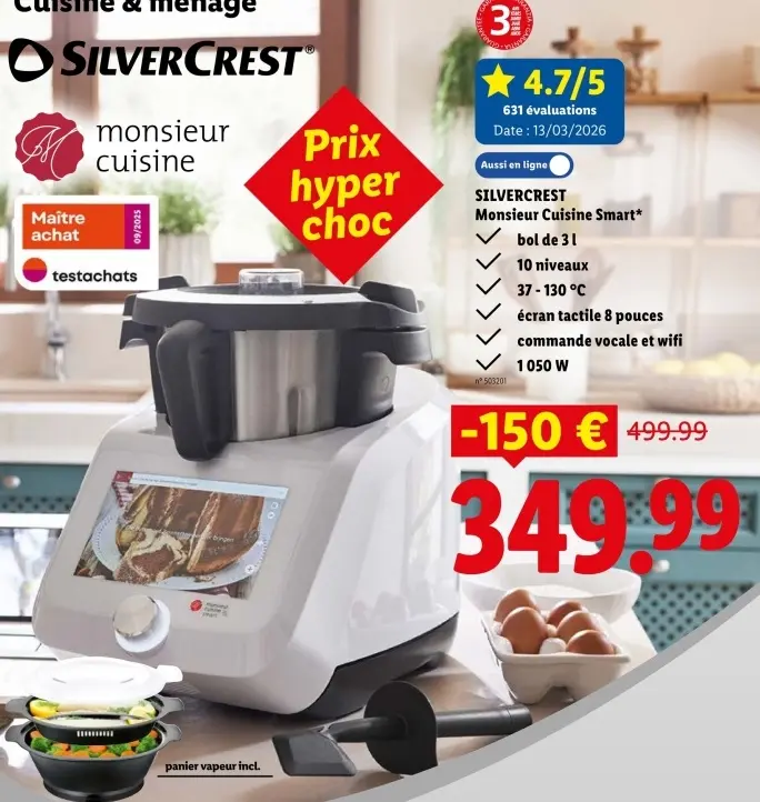 Offre: Monsieur Cuisine Smart