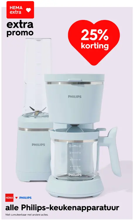 Promotie: Alle Philips keukenapparatuur