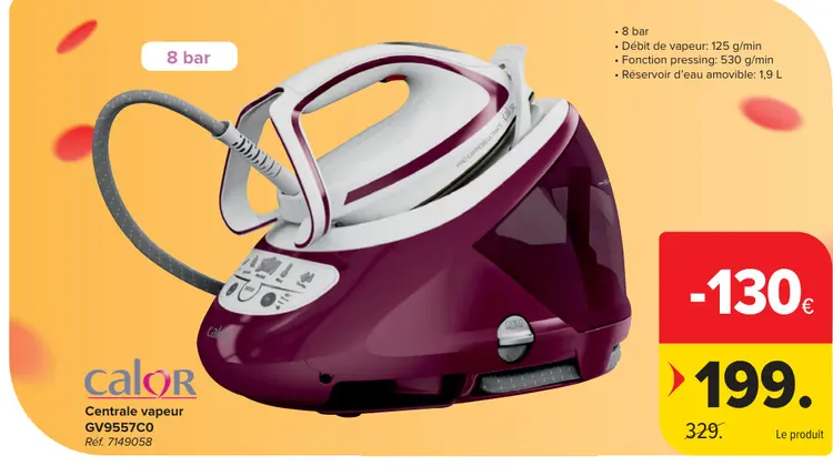 Offre: Centrale vapeur GV9557CO