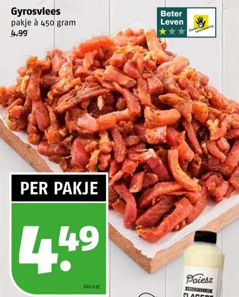 Aanbieding: Gyrosvlees