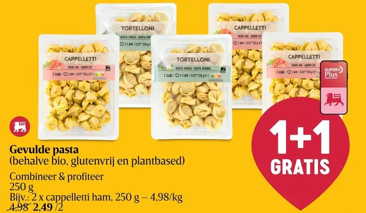 Promotie: Gevulde pasta