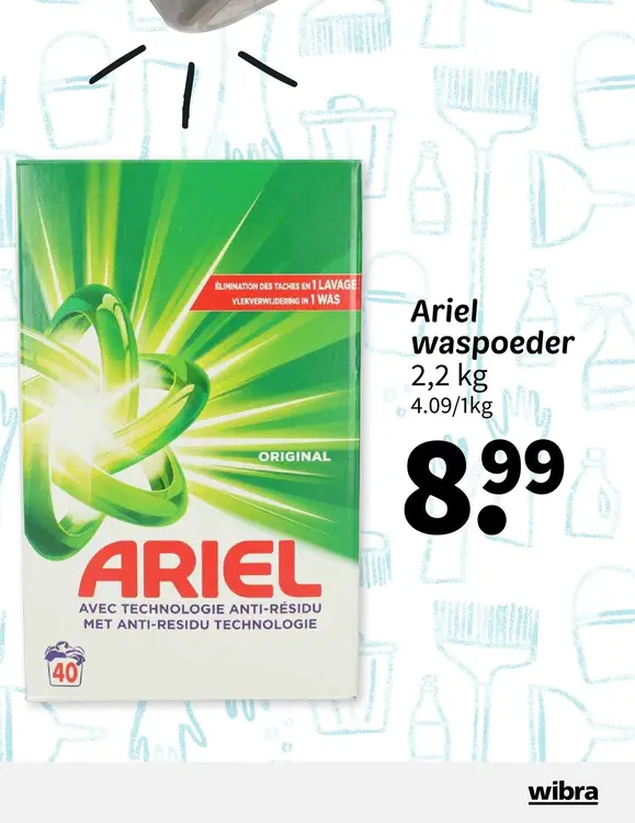 Aanbieding: Ariel waspoeder