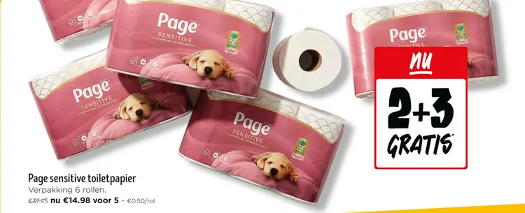 Promotie: Sensitive toiletpapier